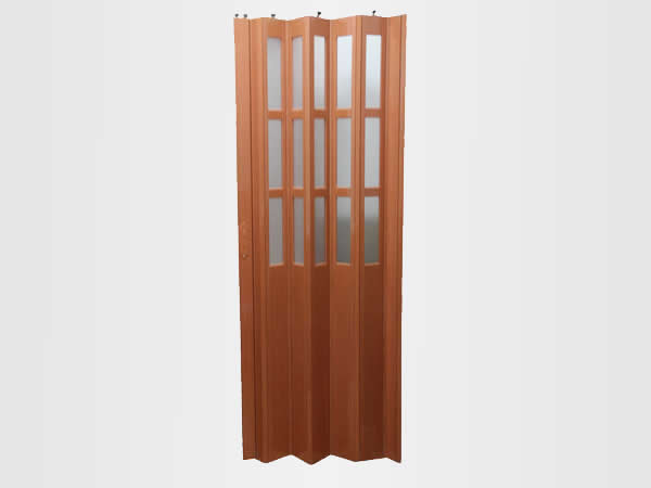 Window style PVC folding door