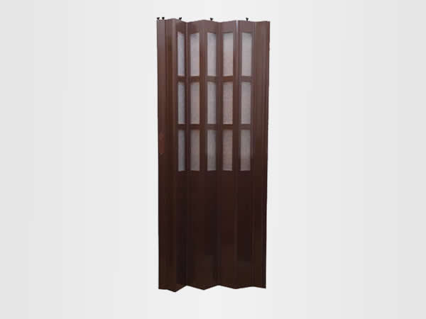 Window style PVC folding door